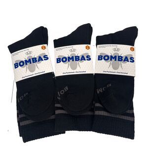 BOMBAS Sock Tech Black Large